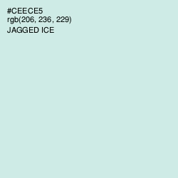 #CEECE5 - Jagged Ice Color Image